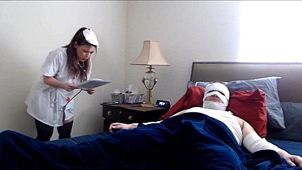 Порно видео медсестра и пациент секс
