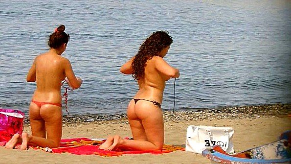 Nude beach voyeur Секс видео бесплатно